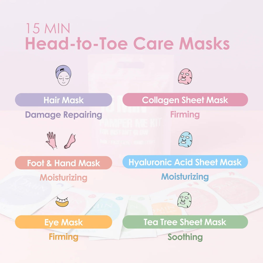 Naisture Pamper Me Kit: mascarilla rostro para hidratación y luminosidad.
