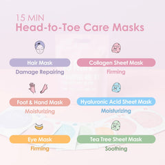 Naisture Pamper Me Kit: mascarilla rostro para hidratación y luminosidad.