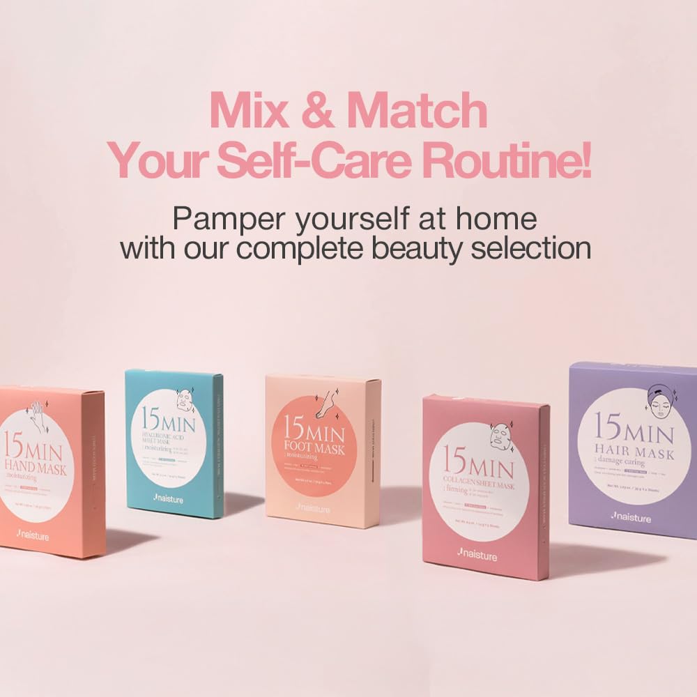 Naisture Pamper Me Kit: uso doméstico para spa rápido al llegar a casa.