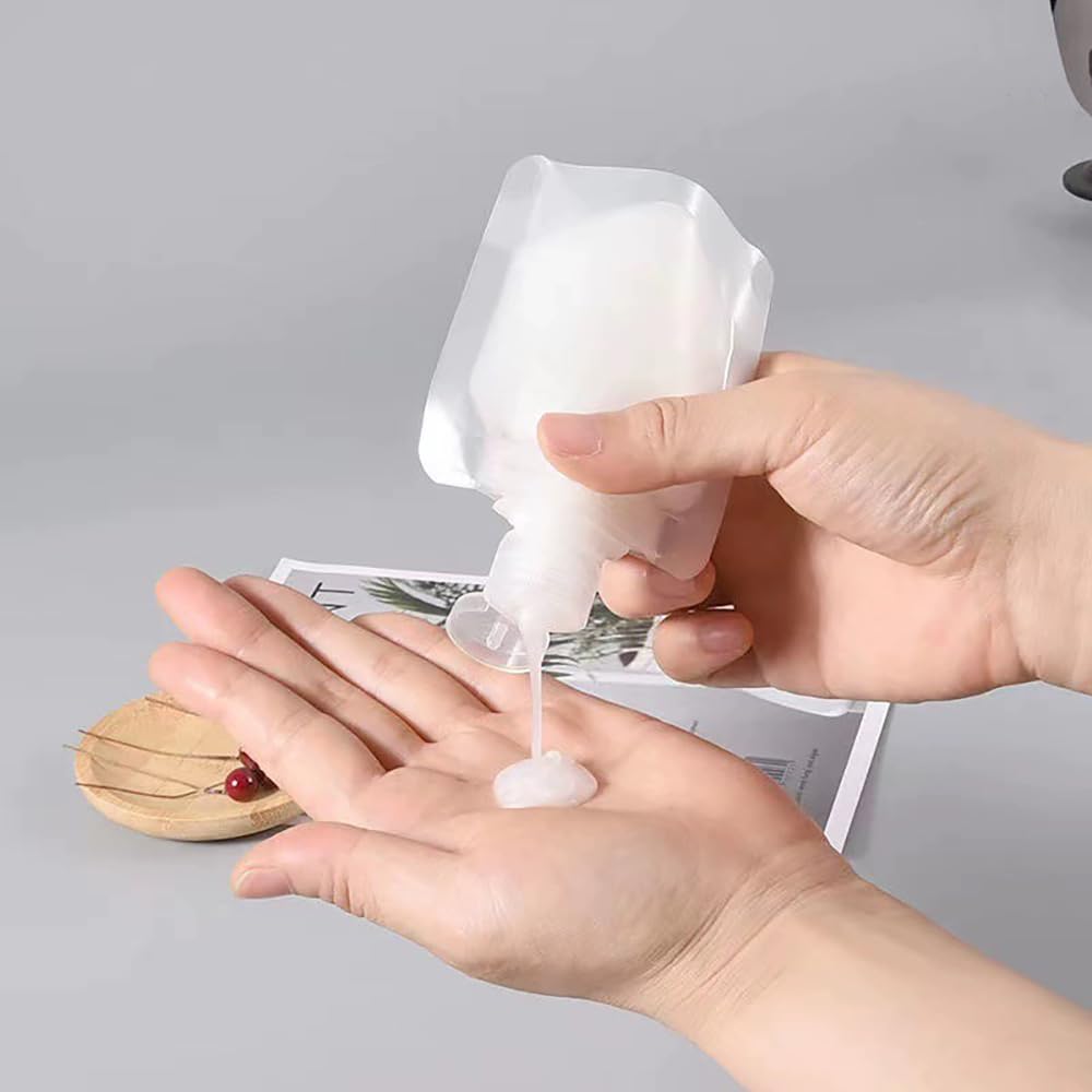 NaYiissi travel pouch 100ml with flip cap for easy refills.