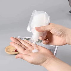 NaYiissi travel pouch 100ml with flip cap for easy refills.