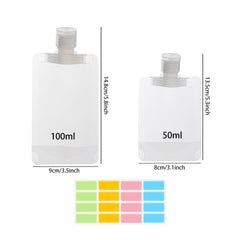 NaYiissi 50ml leak-proof pouch prevents spills during transit.