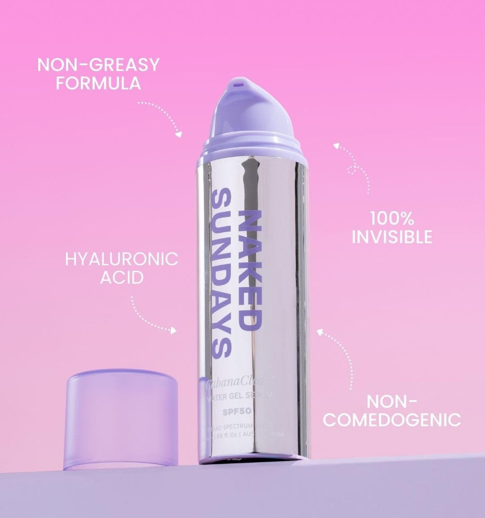 Close-up of CabanaClear gel texture during quick absorption