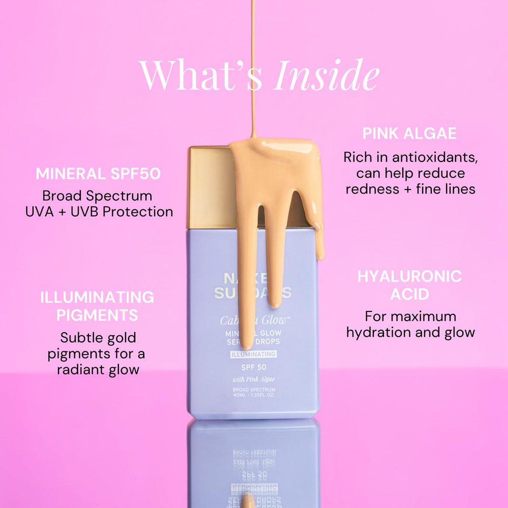 Naked Sundays CabanaGlow swirls with moisturizer for customizable radiance