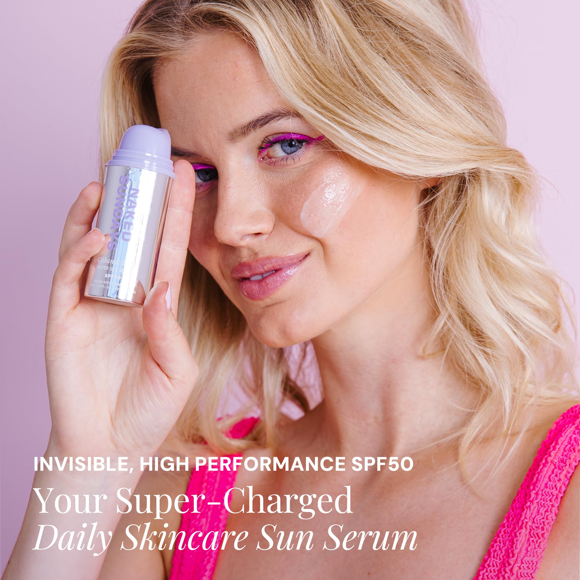 Naked Sundays CabanaClear blends with makeup for a seamless routine.