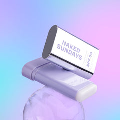 Naked Sundays Clear Glow Sun Stick, retoques SPF sin desorden para cualquier ocasión.