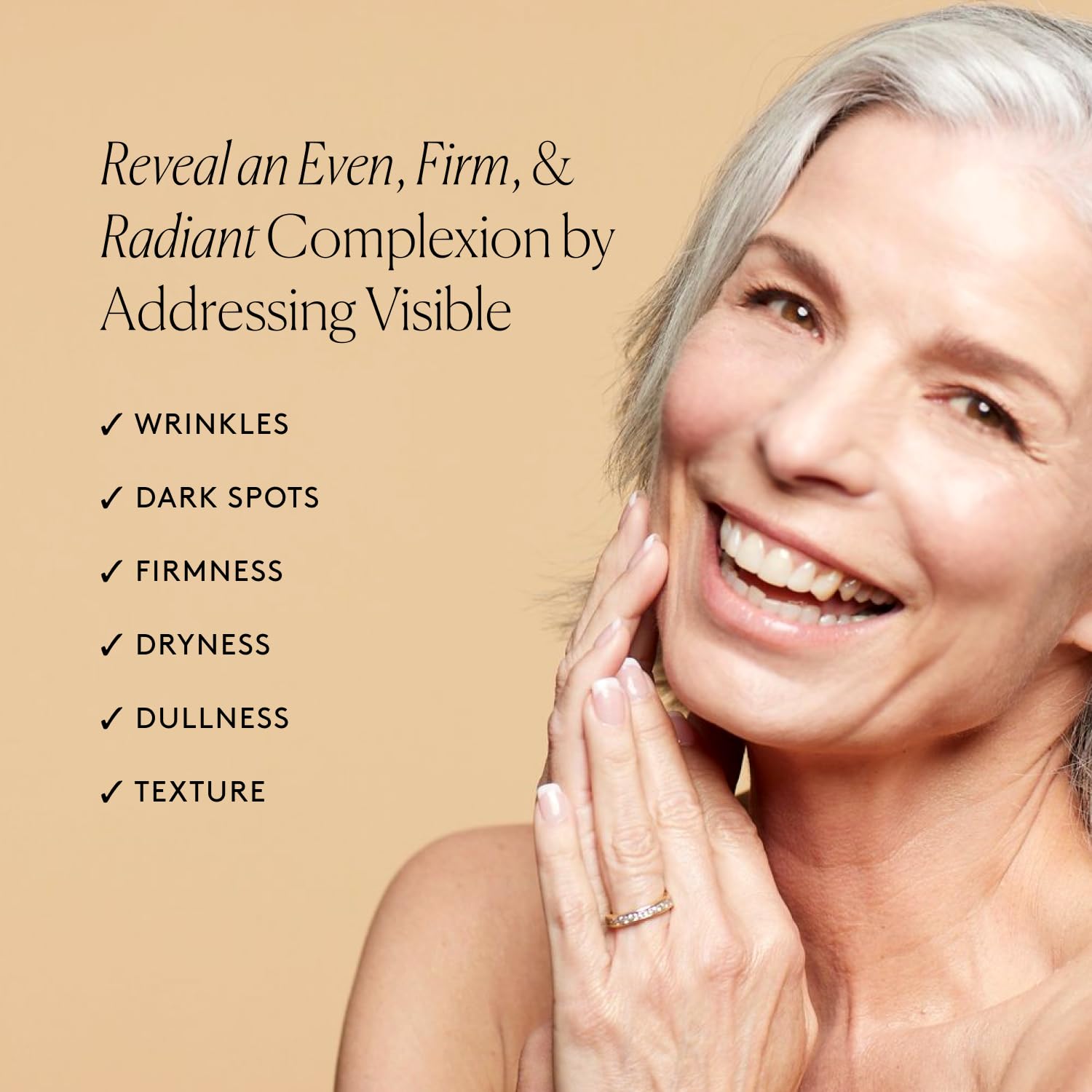 Naked & Thriving botanical ingredients illustration emphasizes natural actives.