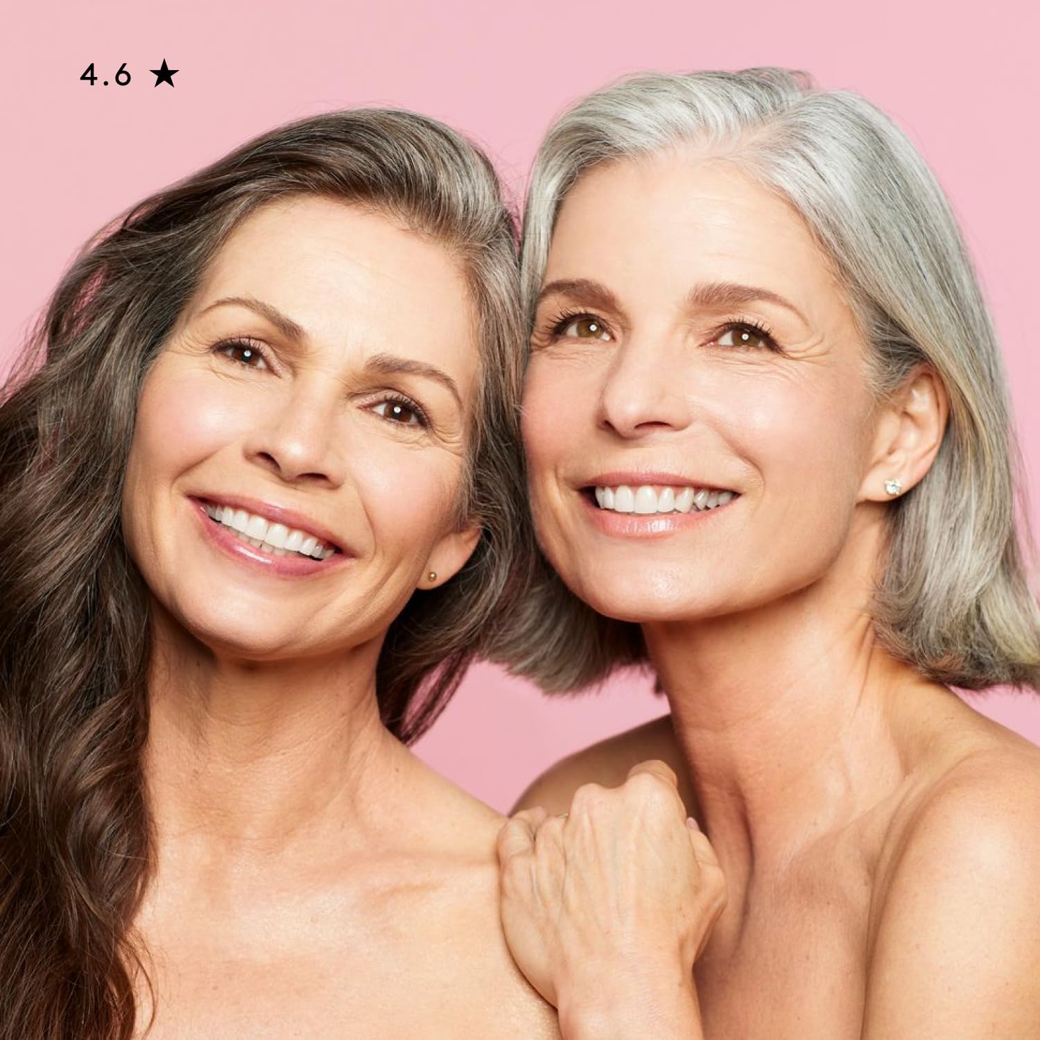 Naked & Thriving night routine application on clean skin sample.