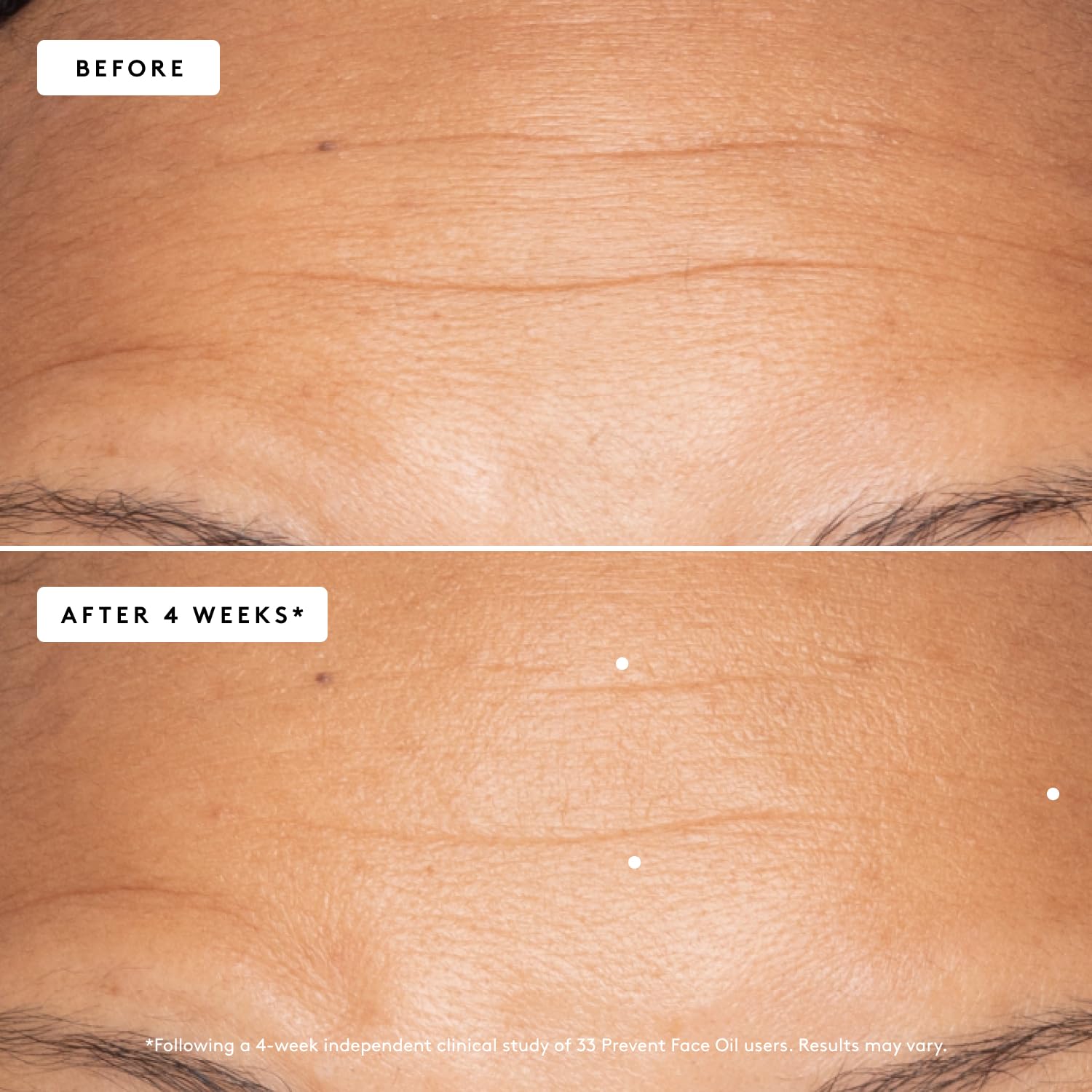Naked & Thriving Prevent daylight routine shown with serums for all-day glow.