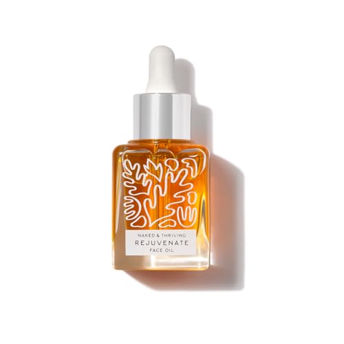 Naked & Thriving Rejuvenate dropper dispensing nourishing oil.