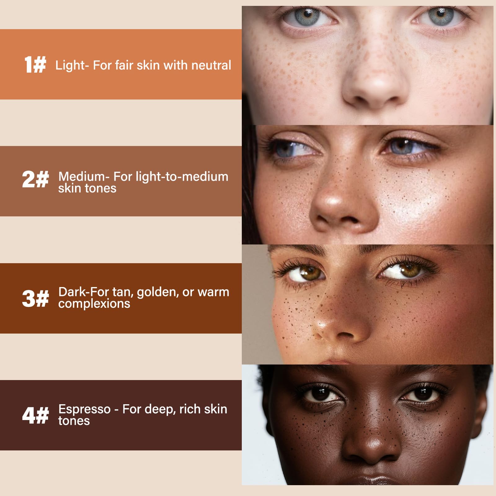 Nakido Sello de Pecas: uso diario y portátil para looks rápidos.