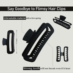 Nalodu 5-inch leopard glossy clip secures curls with style.