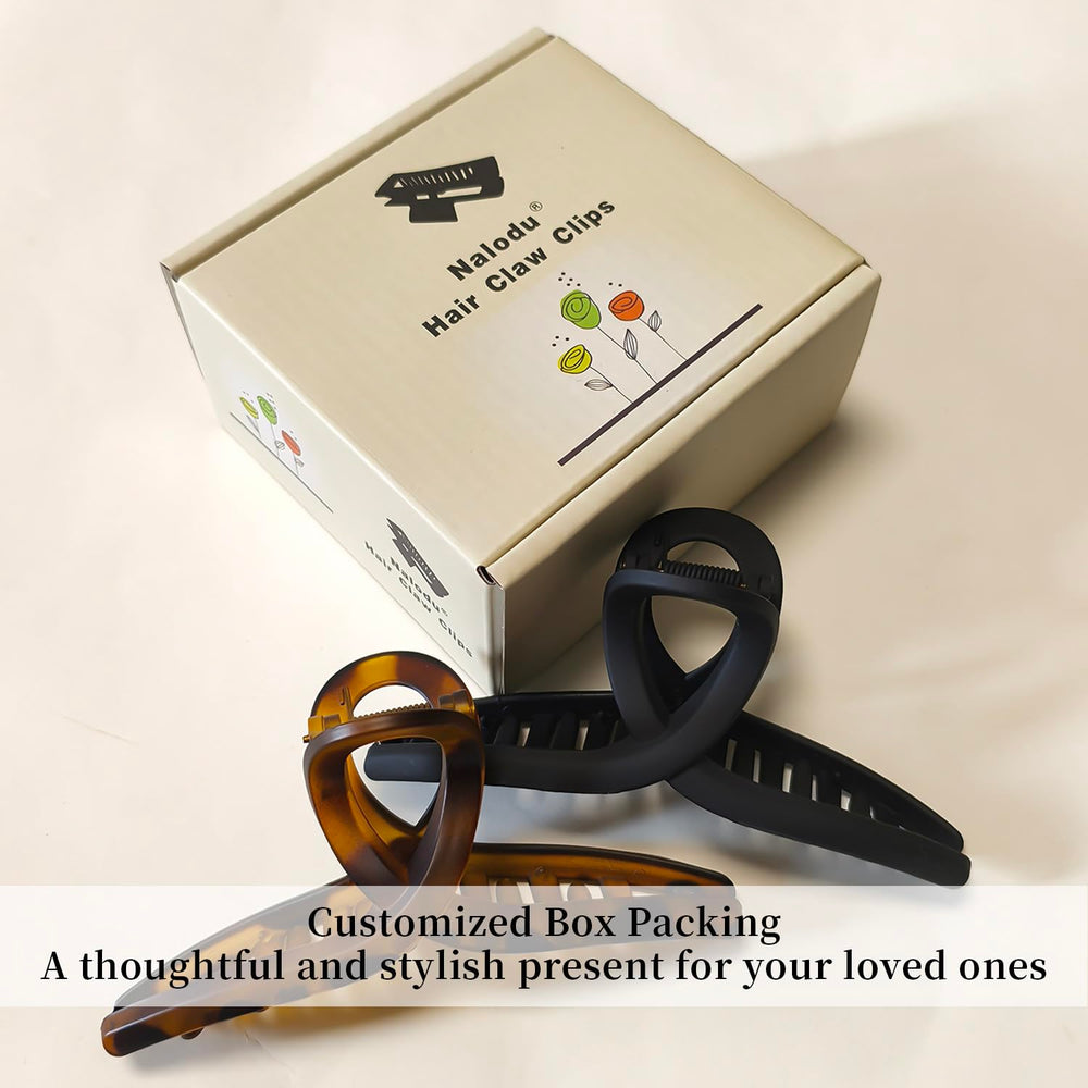 Nalodu two-pack clip provides options for different looks throughout the day.