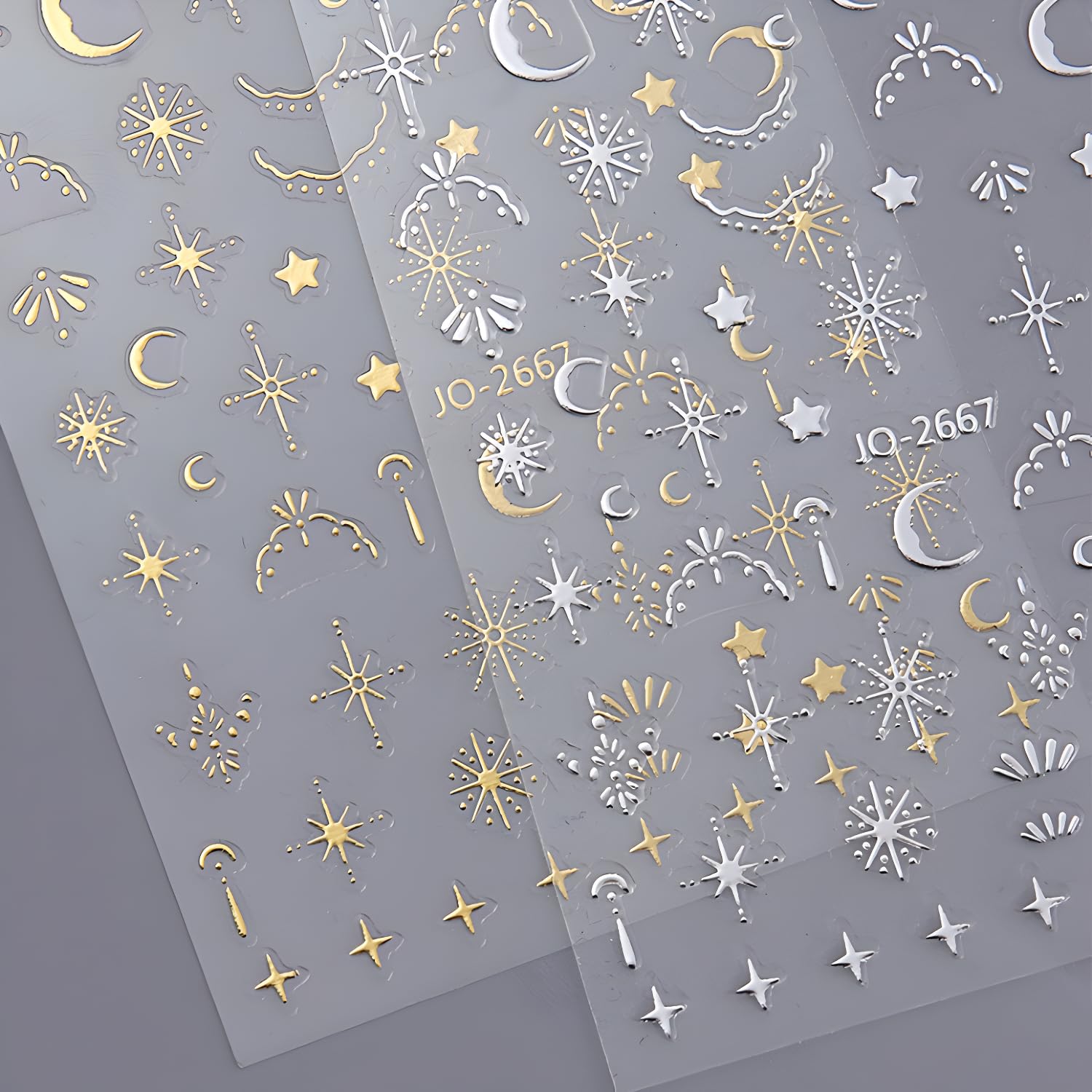 Namrec 3D self-adhesive decals provide dimensional nail accents