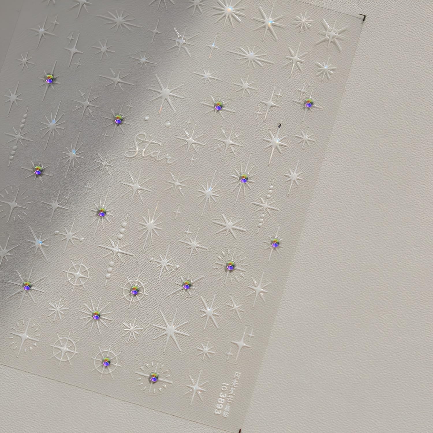 Namrec pegatinas uñas estrella 3 hojas 5D: fáciles de aplicar en casa.