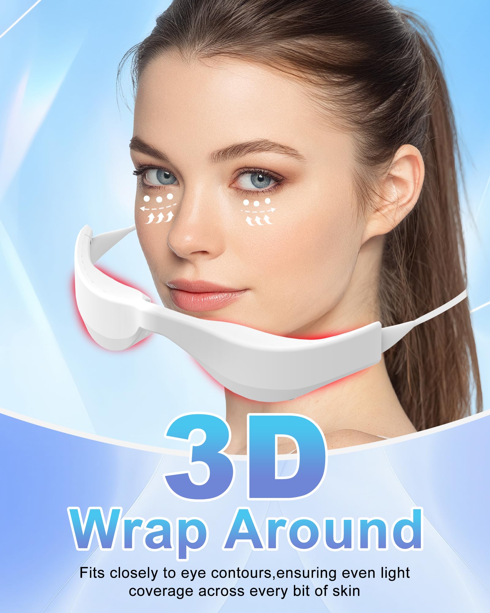 Nanapolo ergonomic 3D fit design provides comfortable, even light coverage.
