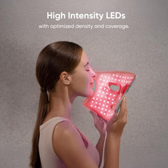 Nanoleaf LED mask close-up LED array highlights dense coverage