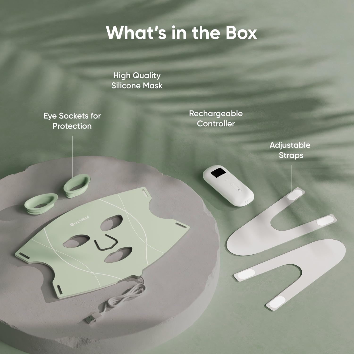 Nanoleaf LED mask full-face coverage ensures consistent sessions