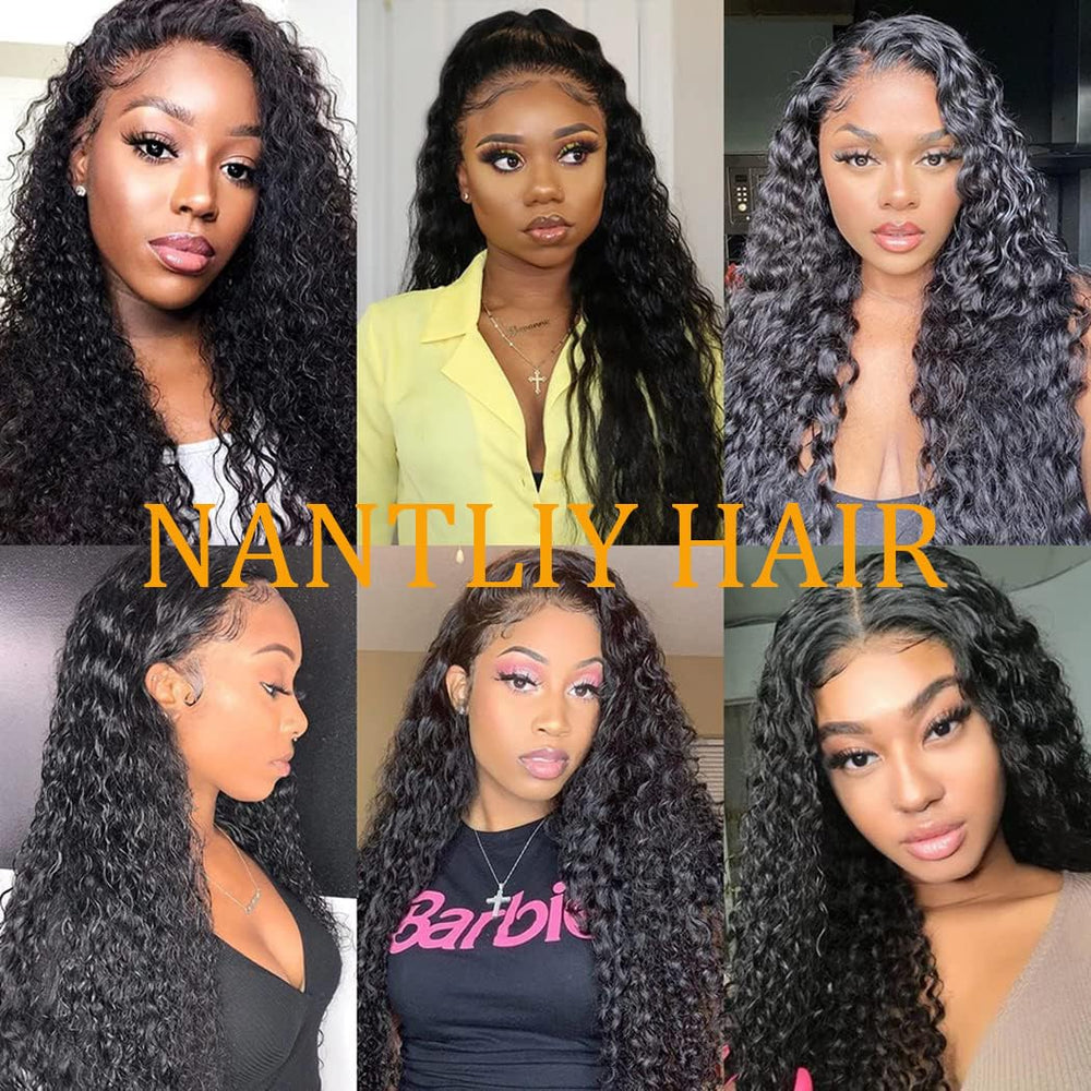 NANTLIY virgin Brazilian hair 30inch deep wave wig for long-lasting fullness.
