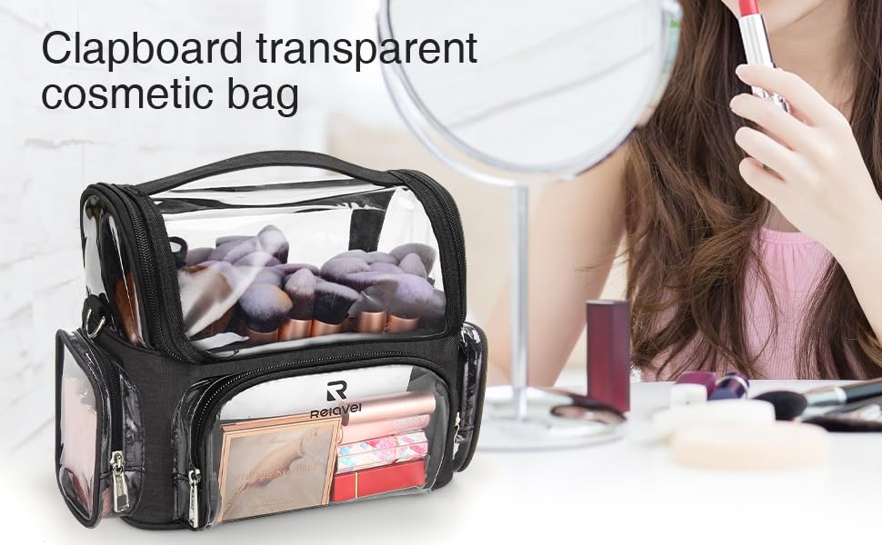 NAONAYA Everyday makeup storage bag ready for daily routines.