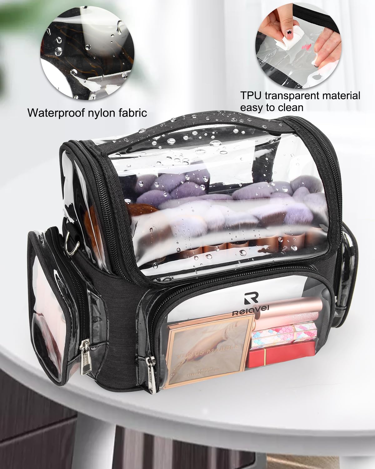 NAONAYA Adjustable shoulder strap enables comfortable carry during trips.