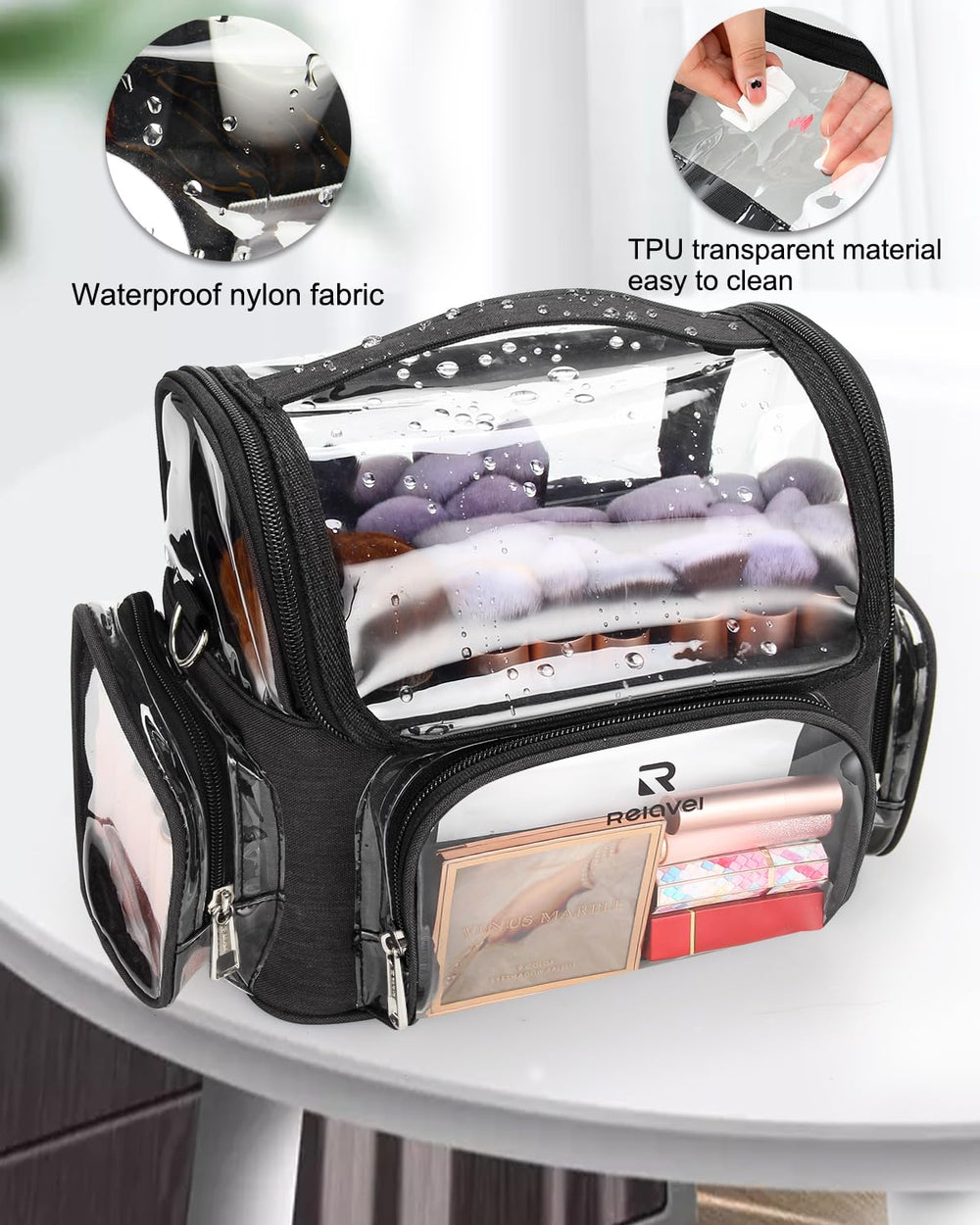 NAONAYA Adjustable shoulder strap enables comfortable carry during trips.