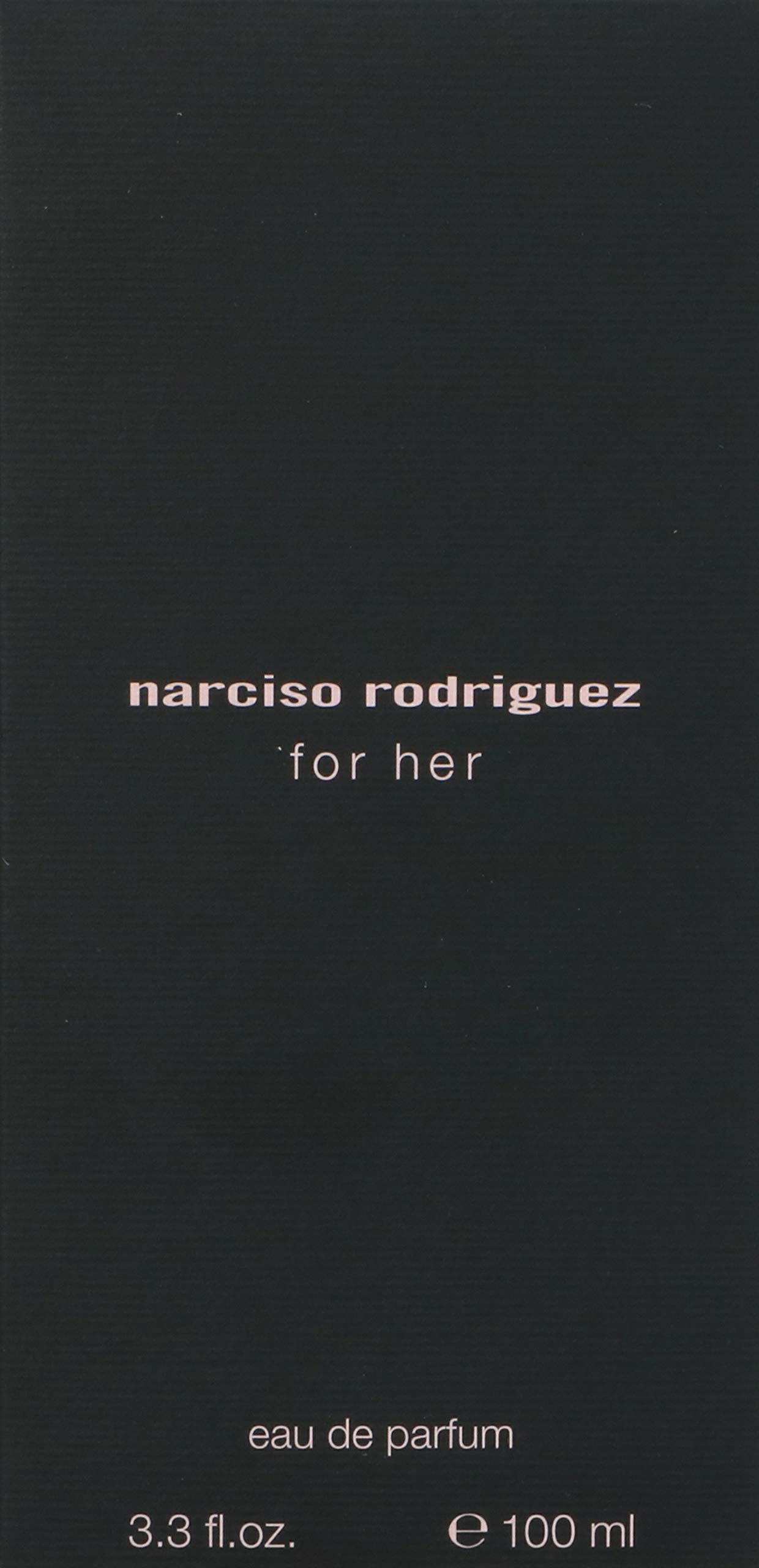 Narciso Rodriguez BPI-007 For Her packaging variation image showing gift-ready presentation