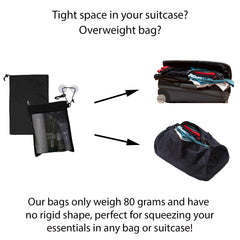 Naroa durable materials, fast-dry mesh and sturdy seams endure travel.