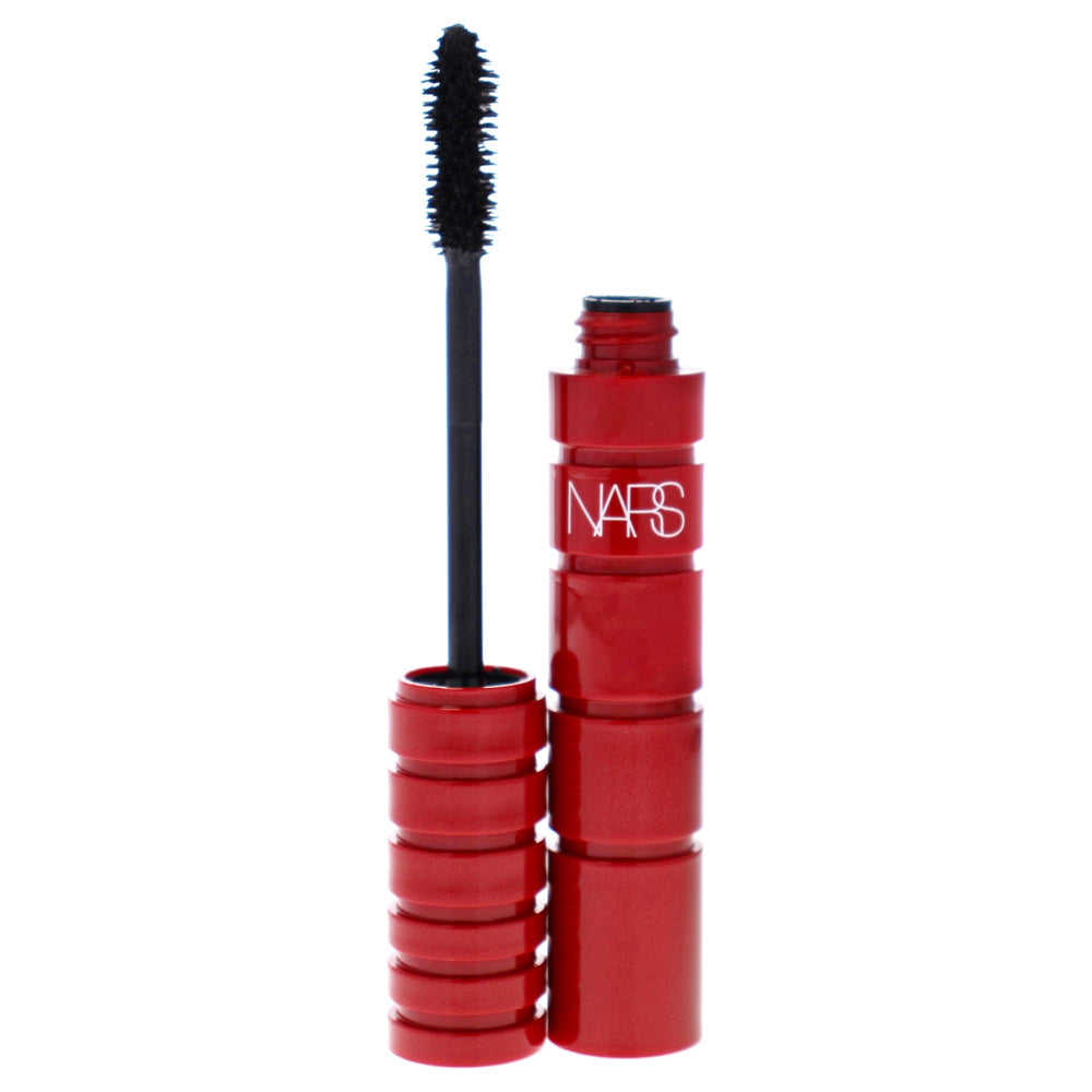 NARS Climax Mascara brush close-up highlighting clump-free, smudge-resistant formula