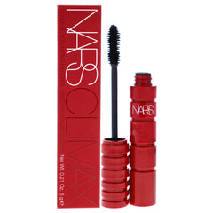 NARS Climax Mascara explicit black wand showing buildable volume on lashes