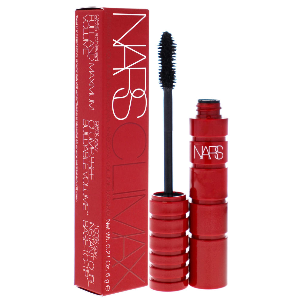 NARS Climax Mascara lashes volume close-up demonstrating length and definition