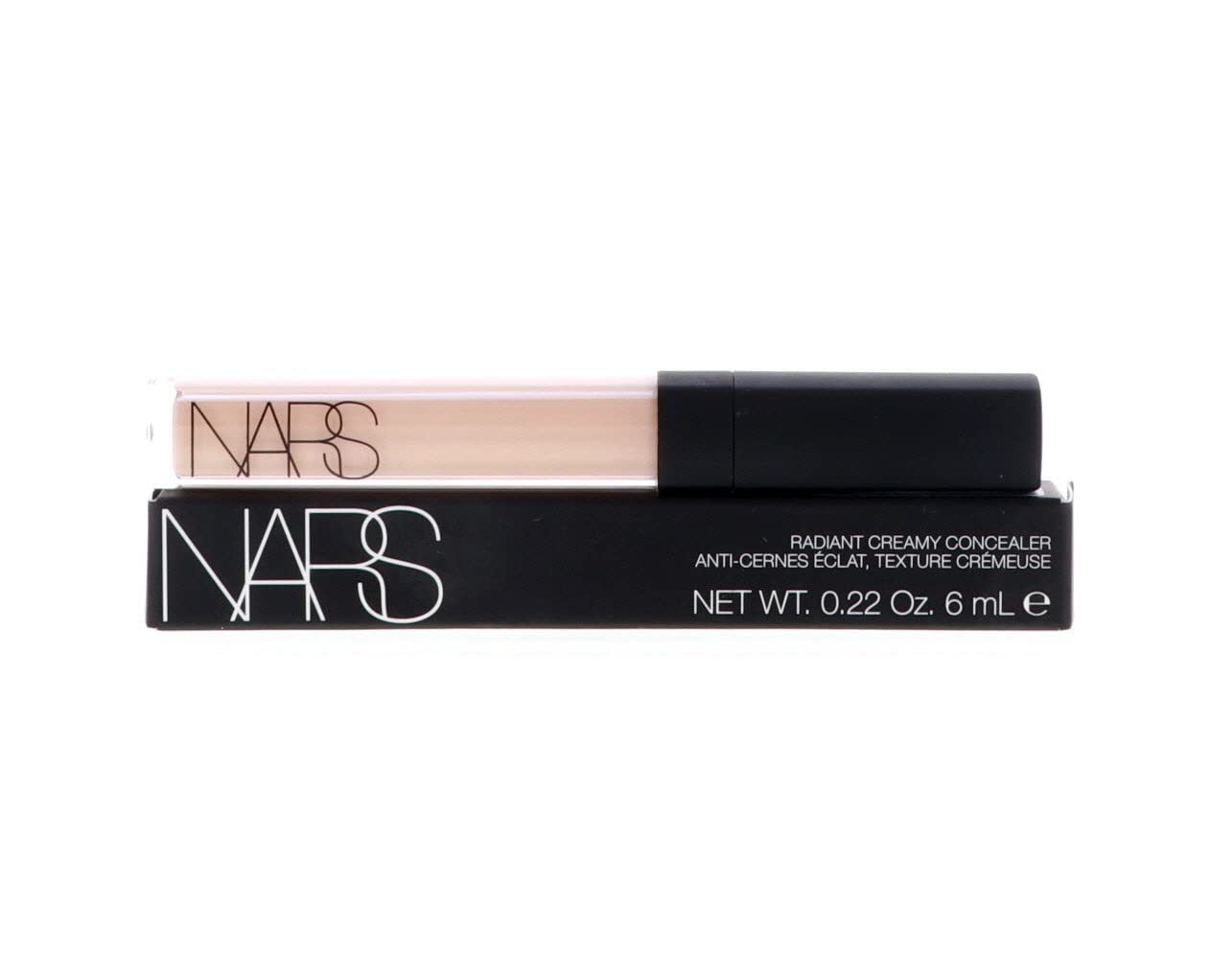 NARS Radiant Creamy Concealer Custard cap close-up on sleek tube.