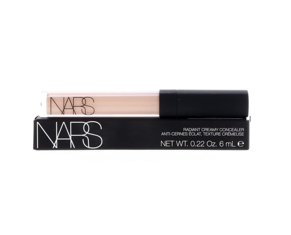 NARS Radiant Creamy Concealer Custard packaging display emphasizes compact, travel-friendly design.