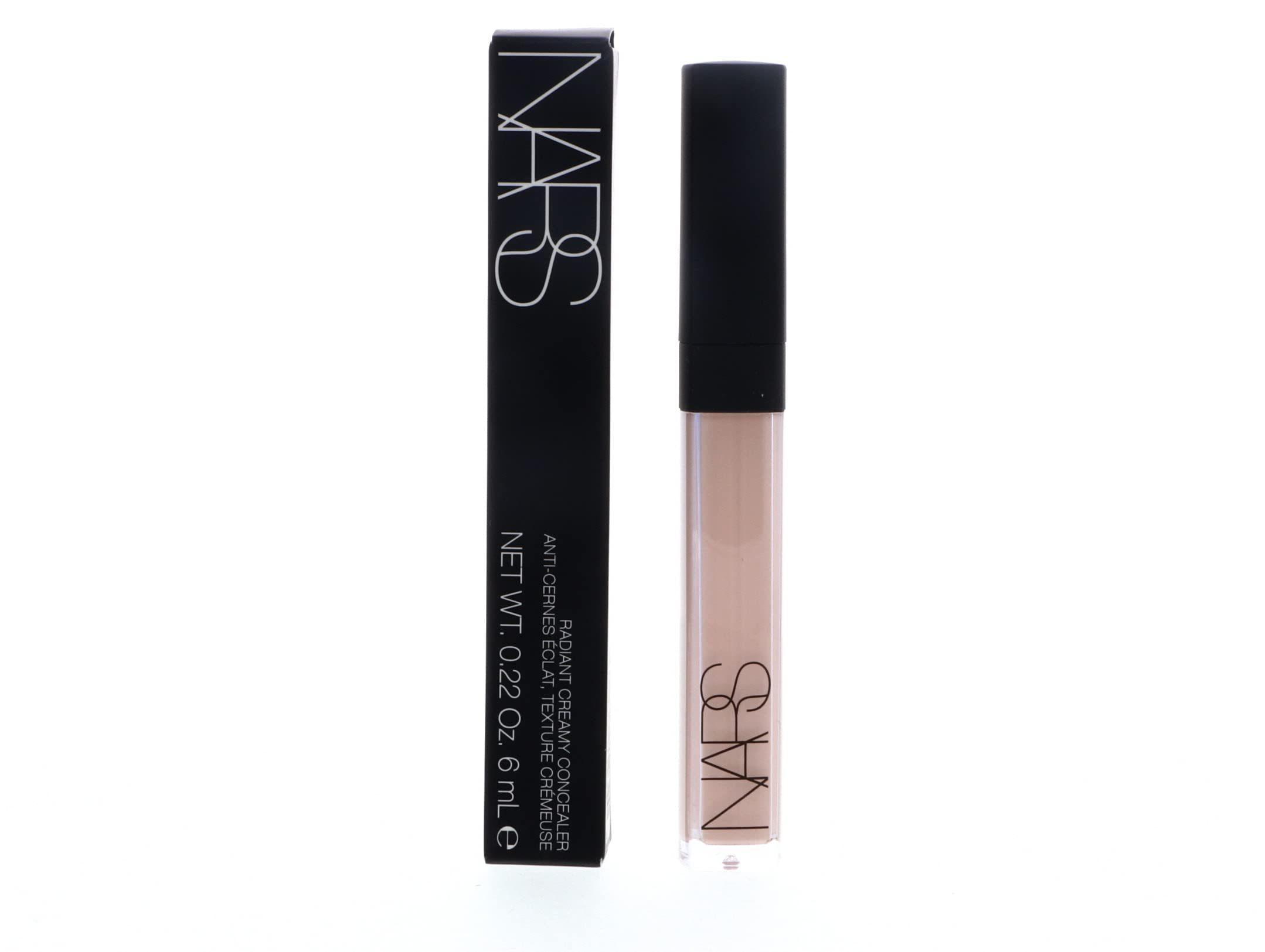NARS Radiant Creamy Concealer Vanilla packaging close-up for portable use.