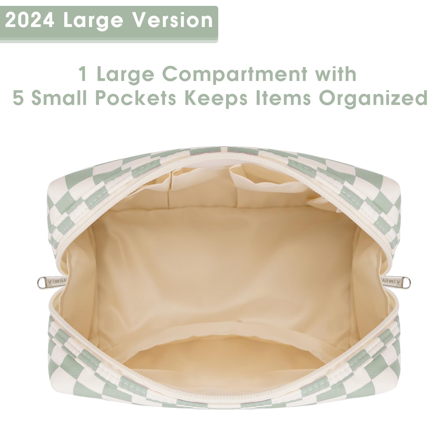Narwey bag features a durable zipper for reliable everyday use.