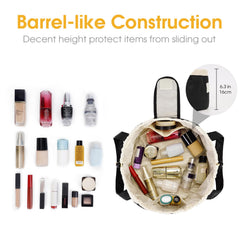 Narwey Lay Flat inside layout highlights pockets for quick access and organization.