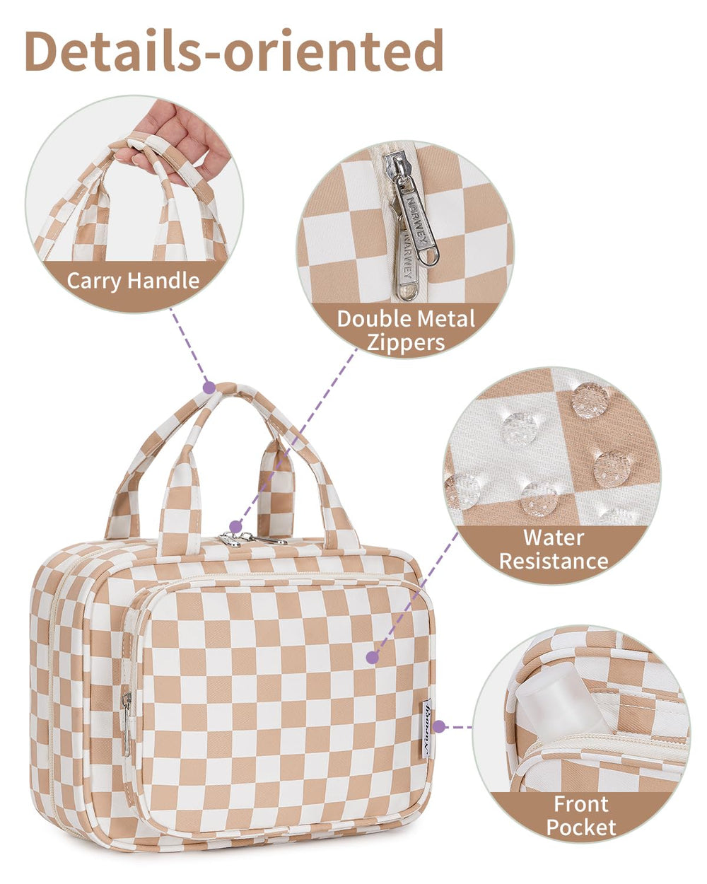 Narwey lightweight 16-ounce bag enhances portability.