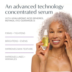 NassifMD Hydro-Screen serum on hand demonstrating quick absorption