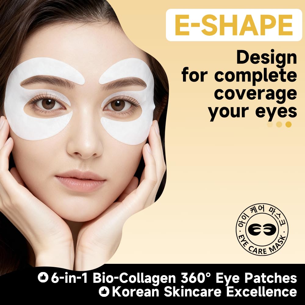 Natener bio-collagen 360-degree eye patches for hydration and elasticity around eyes