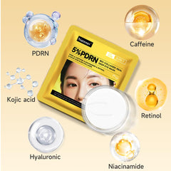 Natener two-percent caffeine under-eye patches reduce visible puffiness in the morning