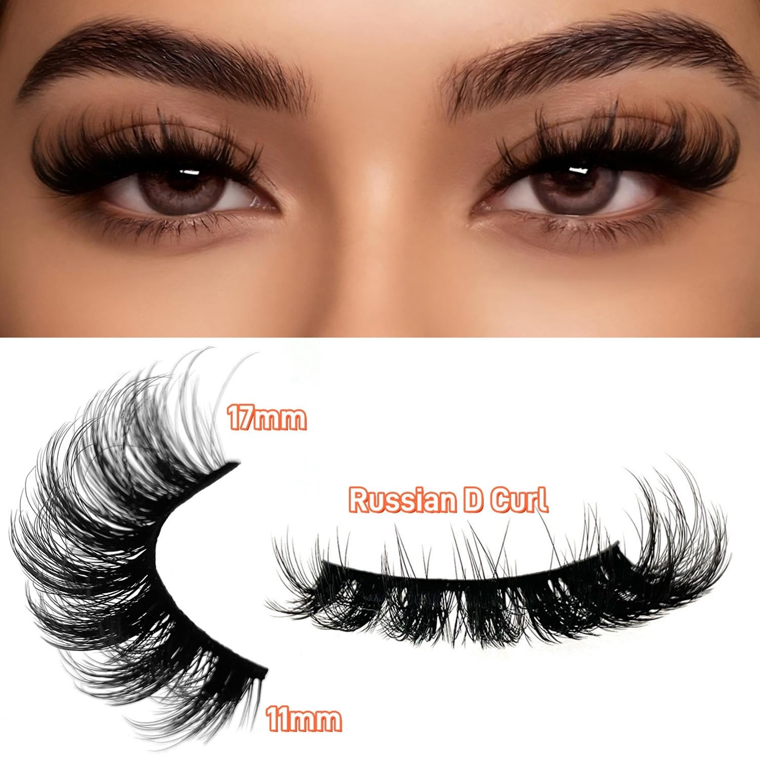 Natgluzie 3D mink lashes seven pairs for versatile volume