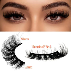 Natgluzie 3D mink lashes seven pairs for versatile volume
