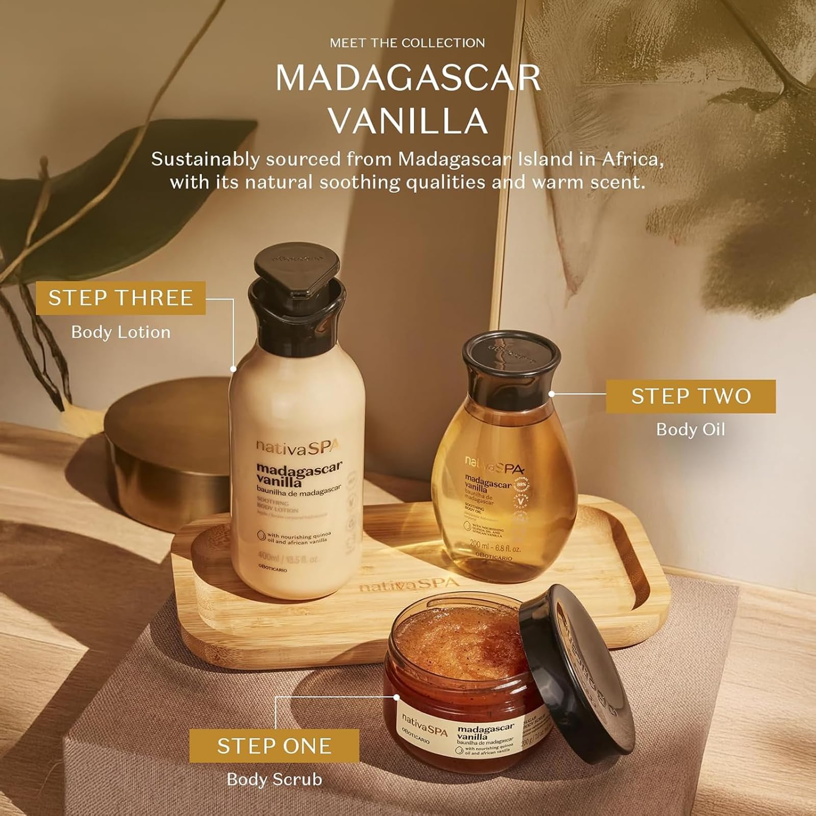 NATIVA SPA made in Brazil stamp signals quality craftsmanship.