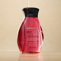Nativa Spa Plum Body Oil pour shows quick absorption for smooth skin
