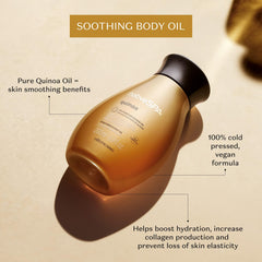 Nativa SPA Quinoa Drops for easy application and consistent hydration across the body.