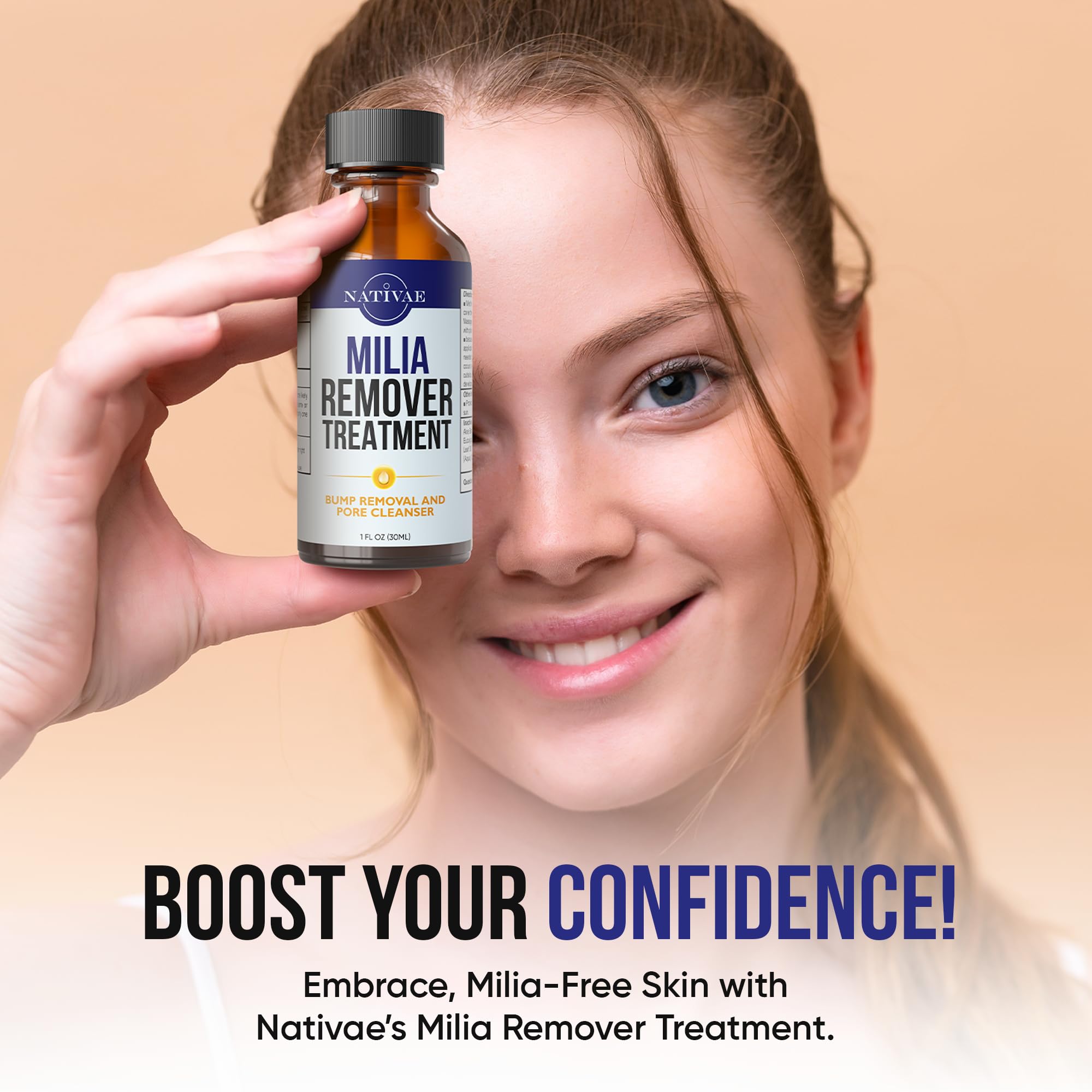 Nativae Milia Remover para párpados, exfoliación delicada que respeta la piel.