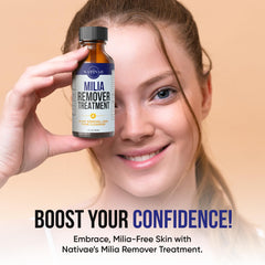 Nativae Milia Remover para párpados, exfoliación delicada que respeta la piel.