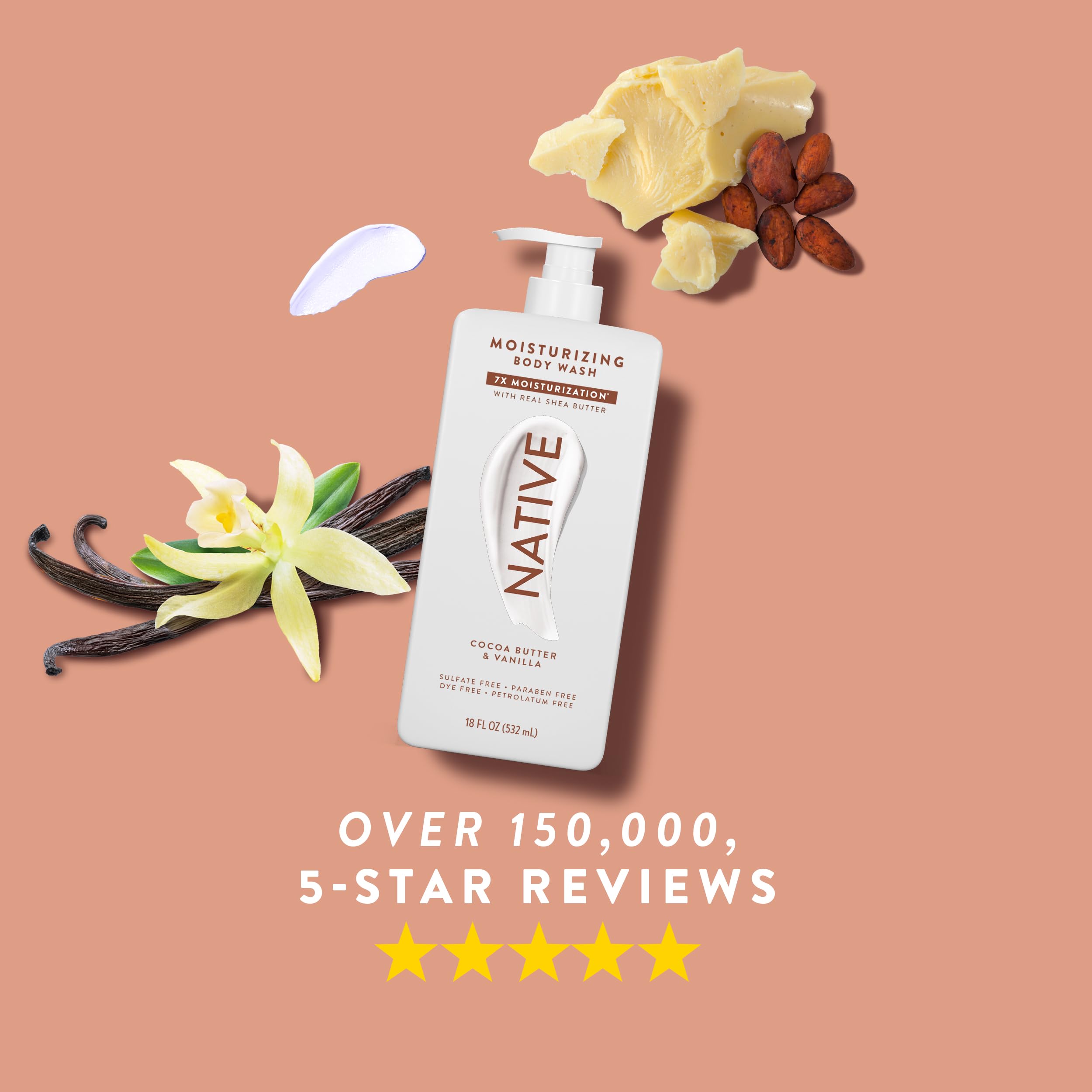 12-ingredient clean formula highlighted on Native bottle
