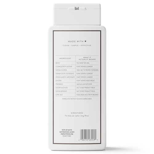 Native Bano Cuerpo: apto para mujeres y hombres que buscan limpieza suave