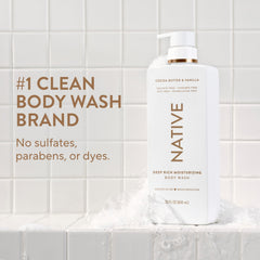 Native gel de ducha espuma cremosa para limpieza suave